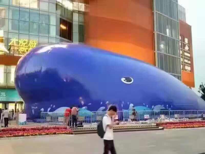 南京大藍鯨 百萬海洋球與充氣城堡，打造藍鯨市集童話盛宴